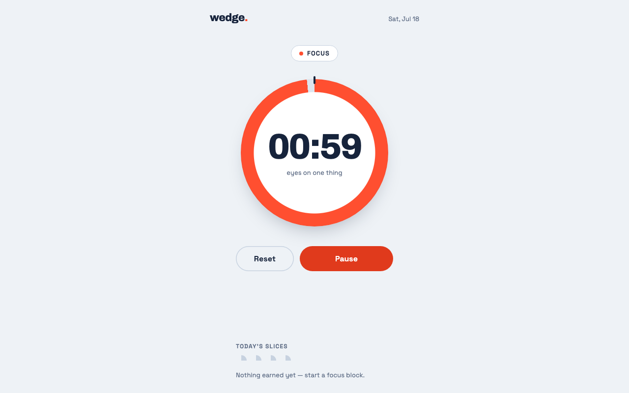 Pomodoro app at 1280×800